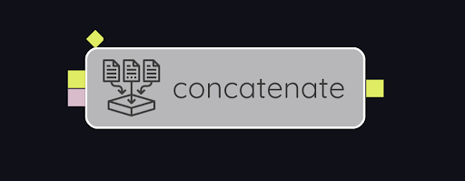SpecialNodes concatenate
